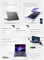 Nouvel ordinateur portable de jeu ROG Zephyrus 14 Air 2026 Ultra9 386H RTX 5060/5070/5070 Ti pour Asus ROG Zephyrus G14