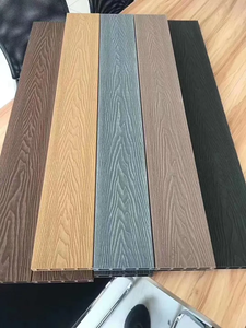 Chất lượng cao Hạt gỗ màu xám sâu dập nổi chống thối ngoài trời WPC decking Composite decking - Product Image 3