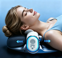 2026 Alat Pijat Leher Bahu Punggung Atas dengan Pemanasan Shiatsu Akupresur Terapi Panas Kontrol Nirkabel Timer 15 Menit