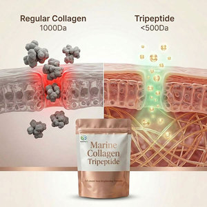 Private Label 7-in-1 Marine Peptid Tripeptid L-Glutathion Quercetin Biotin Pulver OEM ODM Hautaufhellende Botanische Mischung - Product Image 4