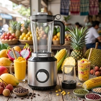 Mixeur, presse-agrumes, moulin à épices, blender en acier, robot culinaire, appareils de cuisine intelligents