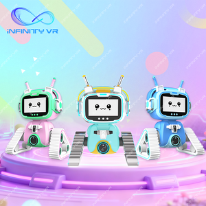 Simulatore VR per Bambini <span class=keywords><strong>con</strong></span> Design Robotico, Macchina da Gioco Arcade Interattiva a 2 Posti per Centri Commerciali e Parchi a Tema - Product Image 5