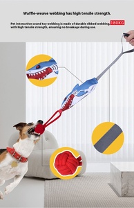 Yeni lüks interaktif pamuk topu evcil köpek oyuncak Gnawing halat düğümü ile oynamak ve eğitim için toptan evcil hayvan malzemeleri - Product Image 3
