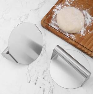 Outils de barbecue en acier inoxydable, presse à hamburgers en métal pour la préparation de viande et de volaille lors de fêtes en plein air et de camping - Product Image 6