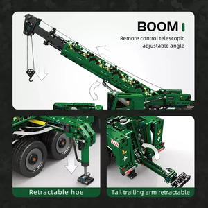 MOULD <span class=keywords><strong>KING</strong></span> 20009 Véhicules Techniques Blocs <span class=keywords><strong>de</strong></span> Construction G-BKF Grue <span class=keywords><strong>de</strong></span> Remorquage Blindée Briques Jouets Cadeau pour Enfants - Product Image 3