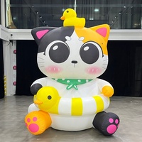 Mascotte gonflable géante en peluche, cerf de dessin animé, ballon animal gonflable personnalisé, décoration gonflable pour événements