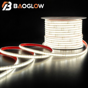 Bande LED flexible COB 240 LED 3000K 4000K 6000K 10MM PCB AC220V, résistante à l'eau IP65, découpable, pour éclairage extérieur de Noël - Product Image 1