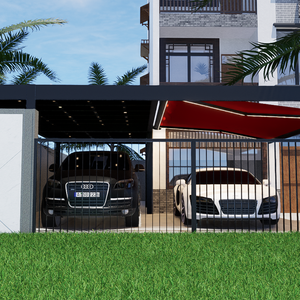 Carport impermeabile <span class=keywords><strong>in</strong></span> alluminio all'aperto <span class=keywords><strong>Per</strong></span> autolavaggio baldacchino tettoia <span class=keywords><strong>Per</strong></span> parcheggio pergolato <span class=keywords><strong>Per</strong></span> <span class=keywords><strong>Auto</strong></span> Garage - Product Image 3