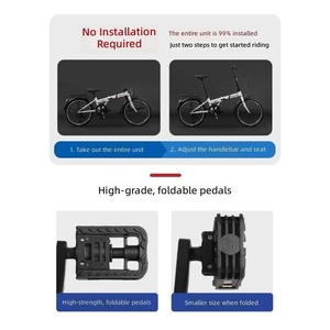 <span class=keywords><strong>V</strong></span>élo pliant Philip ultra-léger 7 vitesses 20 pouces en alliage d'aluminium avec fourche à ressort, cadre rigide, freins <span class=keywords><strong>V</strong></span>-Brake doubles, <span class=keywords><strong>v</strong></span>élo portable pour adultes - Product Image 5