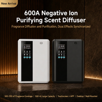 Diffuseur de parfum intelligent commercial 500 ml avec purification par ions négatifs, contrôle APP/WiFi, logo personnalisé OEM pour hôtel, bureau, spa