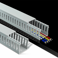 Canalización de Cables WBO 5060 de PVC, Precio Atractivo, Canalización de Cables Ignífuga para la Industria