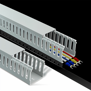 WBO 5060 <strong>Wire</strong> Ducts Pvc Attractive Price Cable Trunking Fireproof Industry Cable Ducting Cable Channel