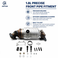 Vorderer Katalysator-Satz Direktmontage-Kompatibel mit Honda Civic 2006 2007 2008 2009 2010 2011, L4 1.8L