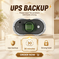 Nouveau Nettoyeur de Vitres Électrique Portable Sans Traces avec Détection Automatique des Bords et Effet de Polissage à Couverture Complète