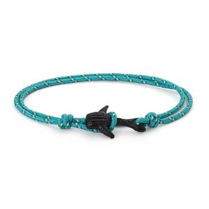 <span class=keywords><strong>Pulsera</strong></span> de tiburón ballena de cuerda colorida para hombres y mujeres, joyería de playa ajustable, <span class=keywords><strong>pulsera</strong></span> de cordón de algodón ajustable - Product Image 3
