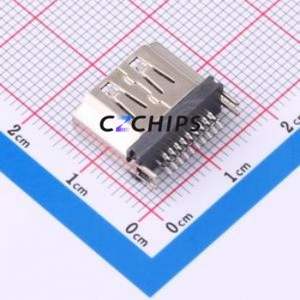 HDMI-GD-138PWB HDMI <b>Connector</b> SMD <b>Connector</b> ( <b>Connector</b> Type: HDMI-A )( Gender: Female )( Total Number of PINs: 19P ) - Product Image 2