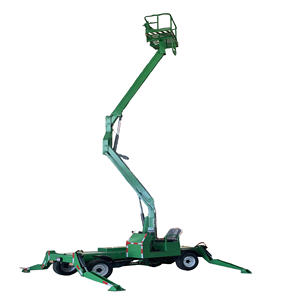Diesel Self-propelled Boom Lift, Platform kerja berartikulasi seluler lengan teleskopik melengkung 12m - Product Image 1