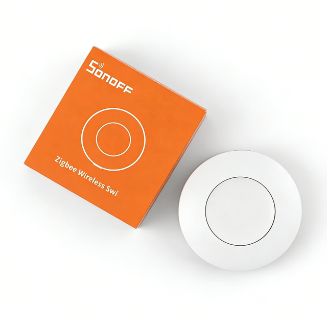 SNZB-01P SNOFF Zigbee Wireless Switch Smart Scene Two-way Home Appliance Via EWeLink for Smart Home Works with Alexa