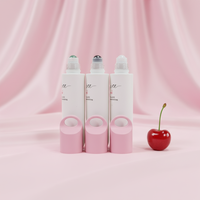 Flacon roll-on en verre de 10 ml avec couvercle, mini flacon portable pour parfum et huiles essentielles, design unique pour l'emballage cosmétique