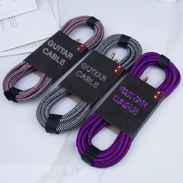 High Quality HUASHENG Aluminum Alloy Guitar Bass Audio Cable Model JTLJX02 Musical Instrument Accessories