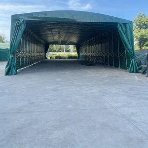 Abri de stockage instantané robuste à ouverture rapide, auvent résistant aux intempéries pour la protection des équipements de garage automobile et de construction - Product Image 1