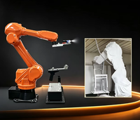 Robot de peinture automatique à 6 axes, contrôle précis du revêtement, puissance de 1 kW, multi-tension, surface d'appareil automobile, 500 kg