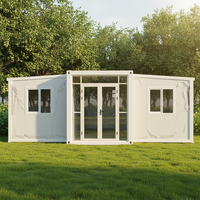 Villa conteneur de luxe préfabriquée style moderne maisons modulaires mobiles à vendre