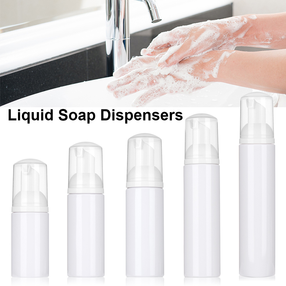 Pump Empty Foaming Soap Dispenser 300Pcs 50ml For Face Eyelashes Cleaner