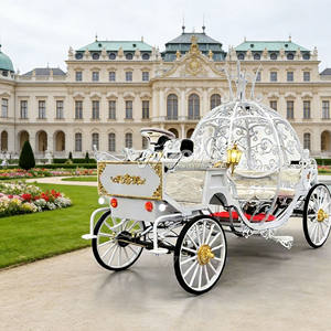 Elektrikli Külkedisi Balkabağı Düğün At Arabası/Atlı Vagon/At Arabası - Product Image 1