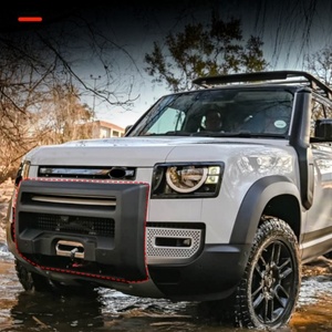 Parachoques Delantero para Land Rover <span class=keywords><strong>Defender</strong></span> 90 110 130, Parachoques Delantero, Barra Protectora, Negro Brillante, Negro Mate - Product Image 5