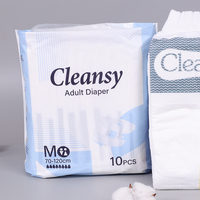 Cleansy Einweg-Erwachsenenwindeln für Männer Maßgeschneiderte Unterwäsche 3D-Auslaufschutzkanal Weich Atmungsaktiv Vliesstoff Größe M-XL