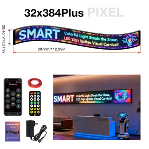 32Plus Full Color Flexible <b>LED</b> Matrix APP Programmable RGB <b>LED</b> <b>Sign</b> for Car/Store/Advertising - Product Image 5
