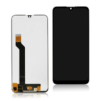 Layar LCD Original Hitam 6.6 inci untuk Itel Vision 3 S661LP S661L, Panel Digitizer Layar Sentuh, Perakitan Pengganti / Dengan Bingkai