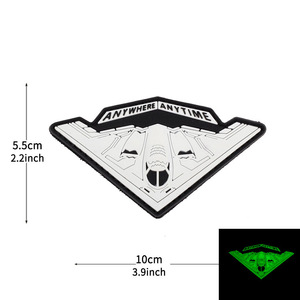 B-<strong>2</strong> Stealth Strategic Bomber Thunderbolt <strong>2</strong> Tactical IR <strong>Hook</strong> <strong>and</strong> <strong>Loop</strong> PVC Aircraft Patches - Product Image 3
