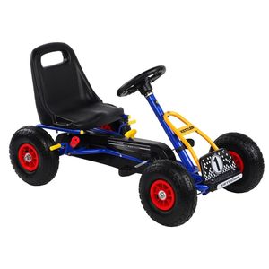 KETTLER Kettcar Retro Azul Pedal Go Karts para Niños de 3 a 6 Años Max 35kg Robusto Marco de Acero Freno Embrague Engranaje Rueda Libre - Product Image 5