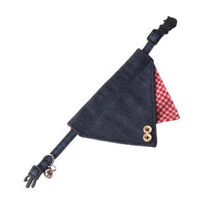 Accessoires pour animaux de compagnie Doe, <span class=keywords><strong>prix</strong></span> d'usine pas cher, bandanas en tissu denim pour chiens de petite et grande taille, logo personnalisé - Product Image 3