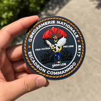 Patch personnalisé pour chapeau en PVC, logo 2D 3D sur mesure, badges en PVC souple, patchs thermocollants à scratch, patchs en PVC silicone caoutchouté