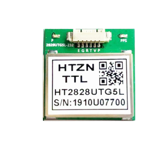 Antenne réceptrice GPS série RS232 HTZN HT2828U7G5LF 3.3-5V, protocole NMEA 0183, chipset U7020, GPS marin, WAAS, QZSS, 9600bps - Product Image 1