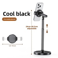 Support de levage télescopique en métal réglable pour téléphone tablette diffusion en direct Selfie prise de vue mobile dédié