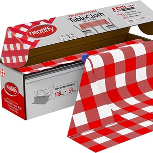 <span class=keywords><strong>Polka</strong></span> Dot In Nhựa Khăn Trải Bàn Cuộn Chống Nước Bền Nhựa Bảng Bìa Cuộn Với Dễ Dàng Sử Dụng An Toàn Cutter - Product Image 1