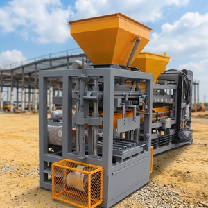Machine à fabriquer des blocs de béton semi-automatique QTJ4-24 bibo, machine à fabriquer des briques emboîtables, prix - Product Image 1