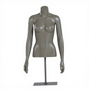 Mannequin de vitrine personnalisé en fibre de verre pour la partie supérieure du <span class=keywords><strong>corps</strong></span> féminin, demi-<span class=keywords><strong>corps</strong></span>, à prix réduit - Product Image 4