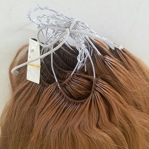 Extensions de <span class=keywords><strong>cheveux</strong></span> humains de qualité supérieure, <span class=keywords><strong>cheveux</strong></span> européens, sans colle, sans danger pour les <span class=keywords><strong>cheveux</strong></span> d'origine, un <span class=keywords><strong>fil</strong></span> de coton, deux pointes en I, nœuds coréens, jumeaux - Product Image 5