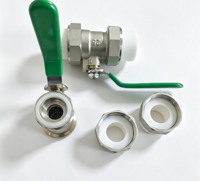 Katup Bola PPR Hot Melt, Katup Bola Fitting PPR untuk Sistem Suplai Air Plumbing