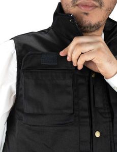 Nouvel arrivage <span class=keywords><strong>de</strong></span> gilet d'hiver blouson d'aviateur d'officier <span class=keywords><strong>de</strong></span> sécurité tactique Veste d'hiver <span class=keywords><strong>de</strong></span> garde <span class=keywords><strong>de</strong></span> sécurité - Product Image 3