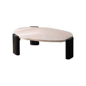 Yan Yujia Resin Coffee <b>Table</b> Oval Black Legs Wabi Sabi Style Living Room <b>Decorative</b> <b>Table</b> - Product Image 5