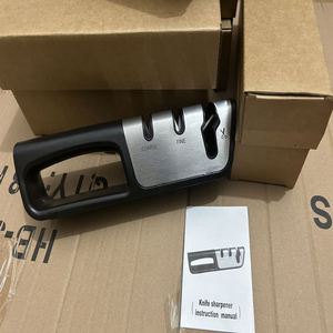 Wholesale Custom Logo Handheld Multi-Functional <b>Tungsten</b> Steel Kitchen Knife Sharpener Three-Stage Polishing Fine Grinding - Product Image 3