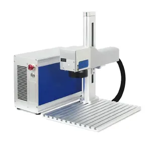 CNC Portable Fiber Laser Marking Machine Engraving Machine Mini Laser Printer for Metal Plastic Leather Logo 20W 30W