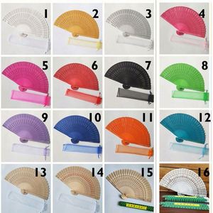Eco-Friendly Personalized Spanish Style Hand Fan Wooden Cross-Border Fragrant 8 Inch Multi-Color Promotional Party Supplies - Product Image 6