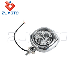 Phare de moto LED rétro étanche IP67 pour <span class=keywords><strong>Harley</strong></span> Honda Yamaha Suzuki | 40W 2800LM feux de route - Product Image 2